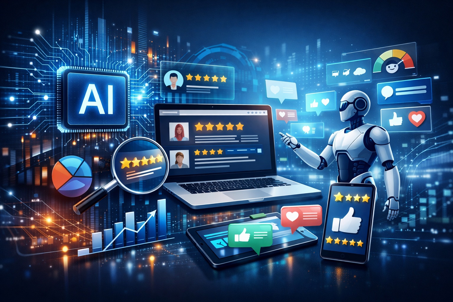 ホームページ制作の評判管理におけるAIの活用事例と成功事例とは？