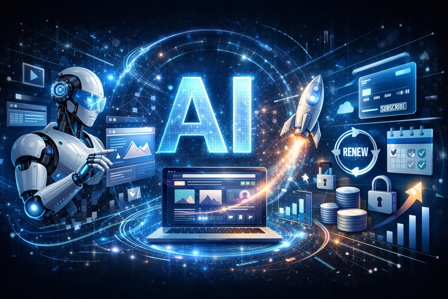 AI技術がもたらすホームページ制作の進化！サブスクリプション管理のポイント