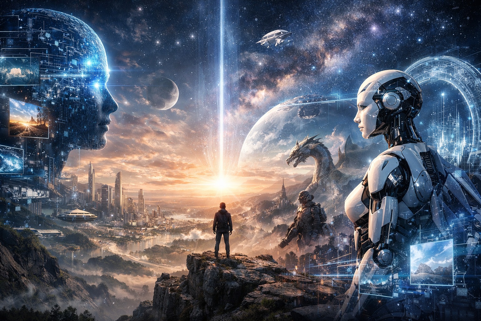 AIによるコンテンツ生成がもたらす新たな時代の幕開けと未来の展望